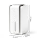 1.5L Small Home Dehumidifier With Timer  Auto Defrost & 7-Color Light, EU Plug, US Plug, UK Plug