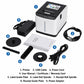 Thermal label printer kit with power adapter, USB cable, and user manual