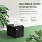 Black Xprinter thermal receipt printer with paper roll and front control buttons