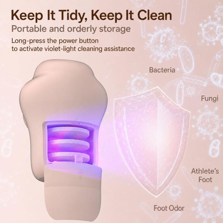 Electric Foot Callus Remover Rechargeable Pedicure Tool With 3 Quartz Rollers & LED Display