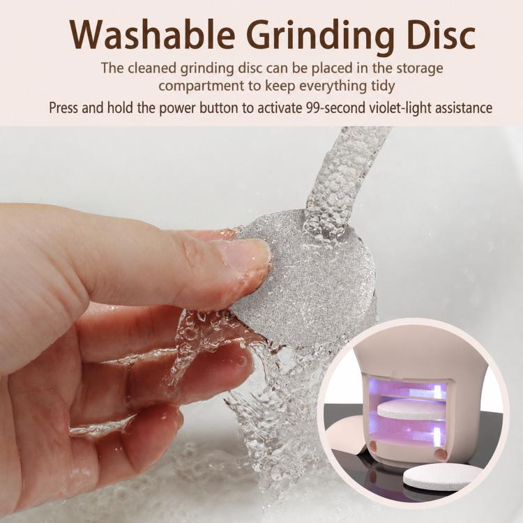 Electric Foot Callus Remover Rechargeable Pedicure Tool With 3 Quartz Rollers & LED Display