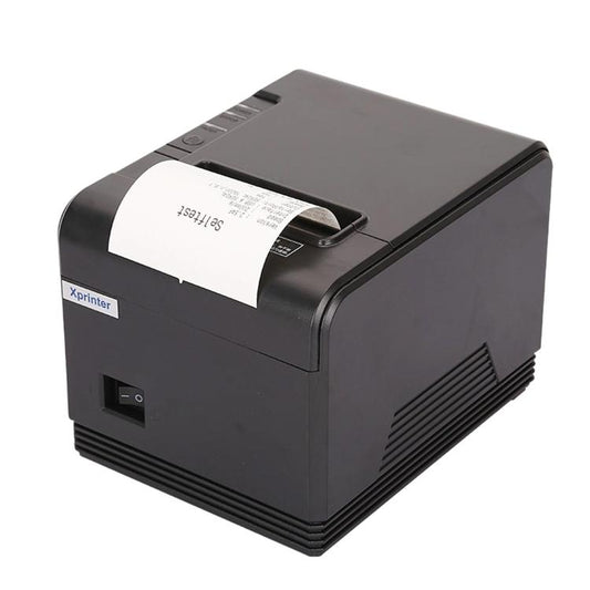 Xprinter XP-Q200 USB+Lan Port Thermal Receipt Printer 80mm Printing Machine For Catering & Milk Tea Shops, US Plug, EU Plug, UK Plug