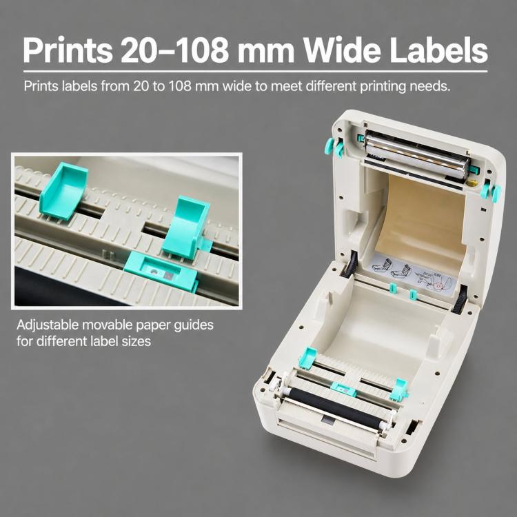 Xprinter XP-470B Thermal Barcode Printer Express E-Waybill Label Machine, USB, USB + Bluetooth
