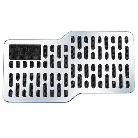 Stainless Steel Car Floor Mat Heel Plate Pad Anti-Slip Driver Side Heel Protector Repair Kit