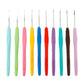 Beginner Crochet Hook Set With Plastic Sewing Needles, Stitch Markers & Storage Bag, 87 in 1