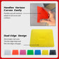qili Car Window Tinting Tools Trapezoidal Film Thin Trimming Scraper, 10x8cm