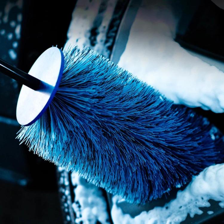 Qili Car Cleaning Brush With Extra Soft Bristle For Wheel Cleaning, Large, Small