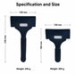 Car film squeegee size chart showing long and short lengths