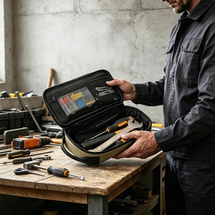 Portable Electrical Hardware Tool Storage Bag
