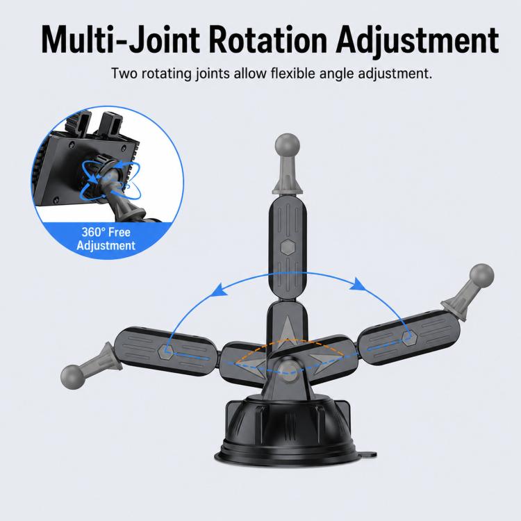 Car-mounted Universal Suction Cup Silicone Phone Holder