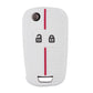Folding Two-Button Honeycomb Texture Full-Coverage Key Cover for Opel Meriva