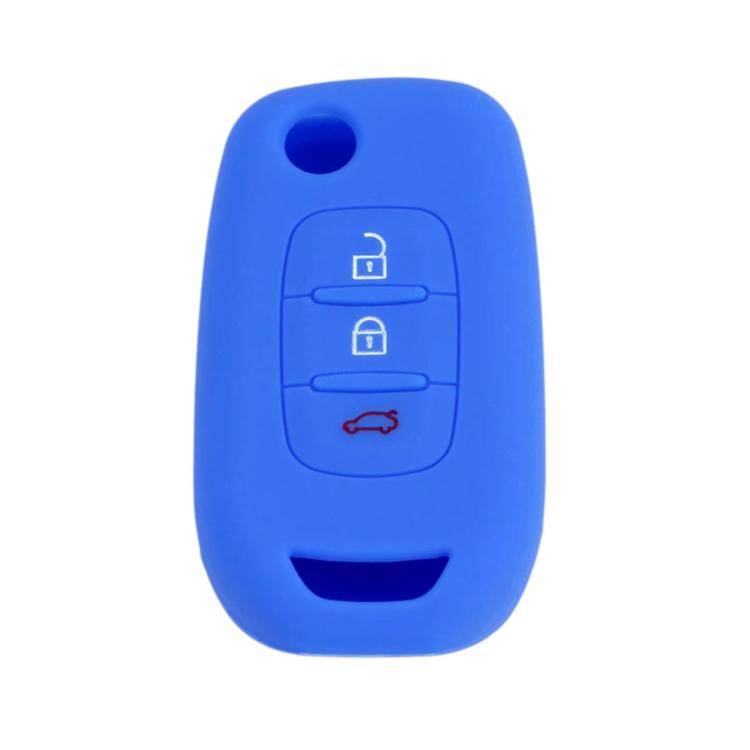 Folding 3-Button Silicone Key Cover For Renault Koleos / Espace / Kadjar