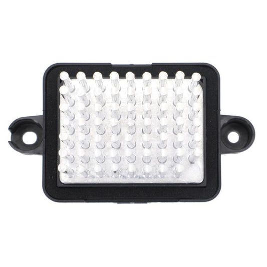 HVAC blower resistor module front face with clear pins in black frame (ABR109000P)