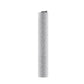 Cylindrical robot vacuum filter cartridge, speckled grey foam, with small top opening.