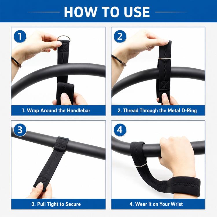 Stroller Safety Wrist Strap Soft Neoprene Baby Stroller Handlebar Tether Leash for Prams, Pushchairs & Joggers