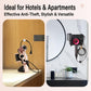 Cable lock holder mounting hair dryer cords on a wall in hotel or apartment settings