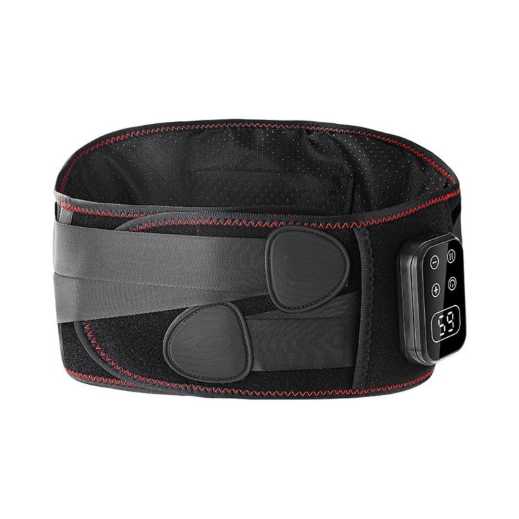 Cordless Heated Waist Belt Massager With Vibration Support Back Heat Pad