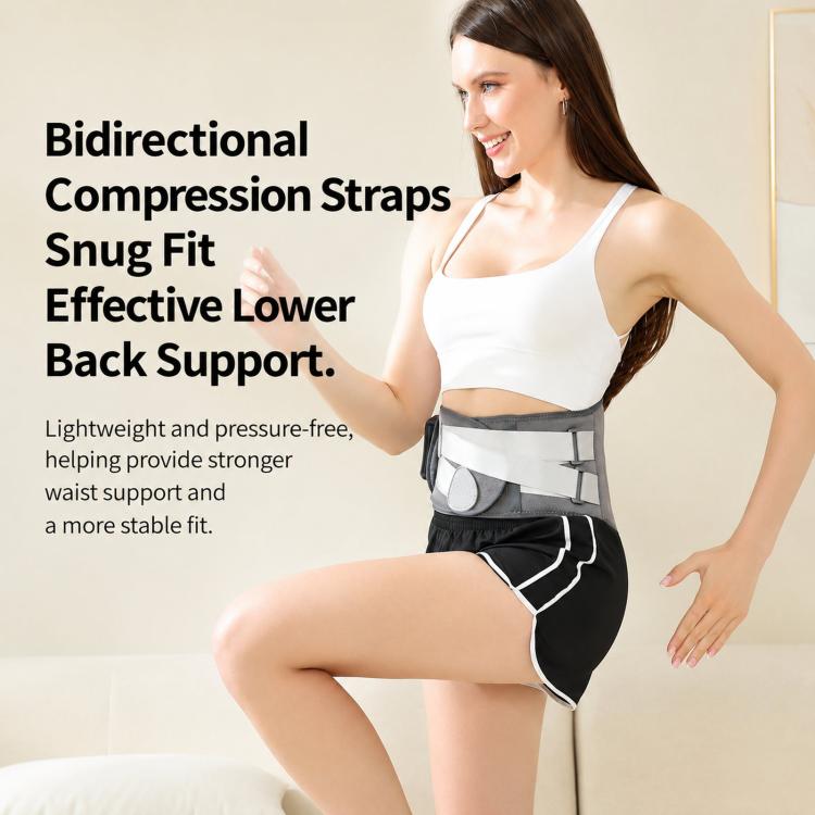 Cordless Heated Waist Belt Massager With Vibration Support Back Heat Pad