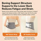 Cordless Heated Waist Belt Massager With Vibration Support Back Heat Pad
