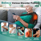 Heated Shoulder Brace Massager Cordless Heating Pad With 5 Vibration Levels