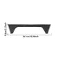 Carbon fiber front cup holder decorative sticker, 26.1cm x 3.9cm size