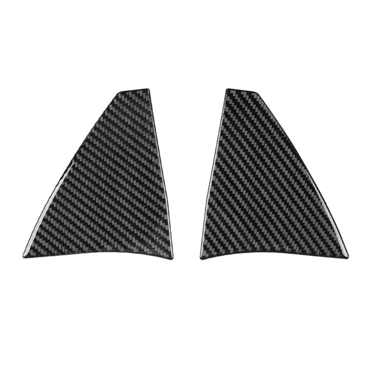 Carbon fiber A-pillar decorative sticker set, two triangular pieces