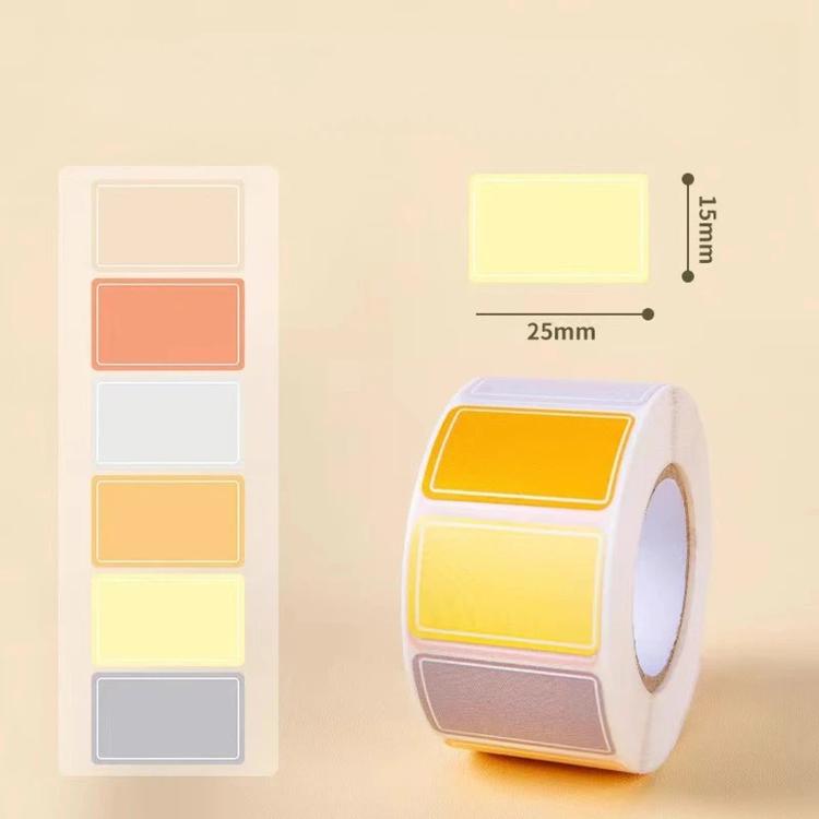 Coding Label Sticker Writable Waterproof Rectangle Sticky Labels, 500 Labels/Roll Colorful, 500 Labels/Roll Light Color, 400 Labels/Roll Large, 800 Labels/Roll Macaron