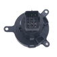 Headlight and fog light switch with exposed connector terminals and mounting feet