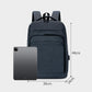 REMOID slim business laptop backpack in dark gray with front pockets and padded straps