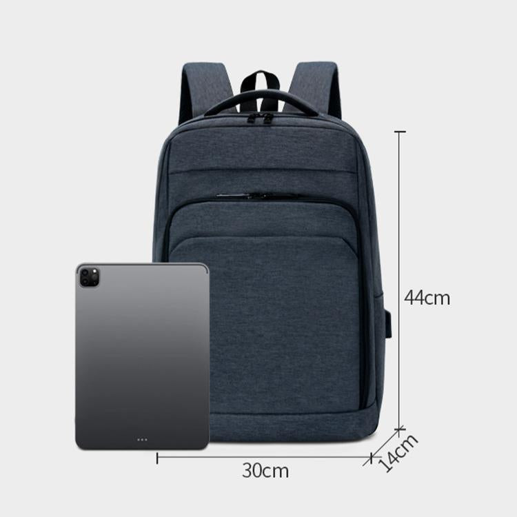 REMOID slim business laptop backpack in dark gray with front pockets and padded straps