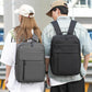 Laptop backpack with two front pockets and adjustable shoulder straps