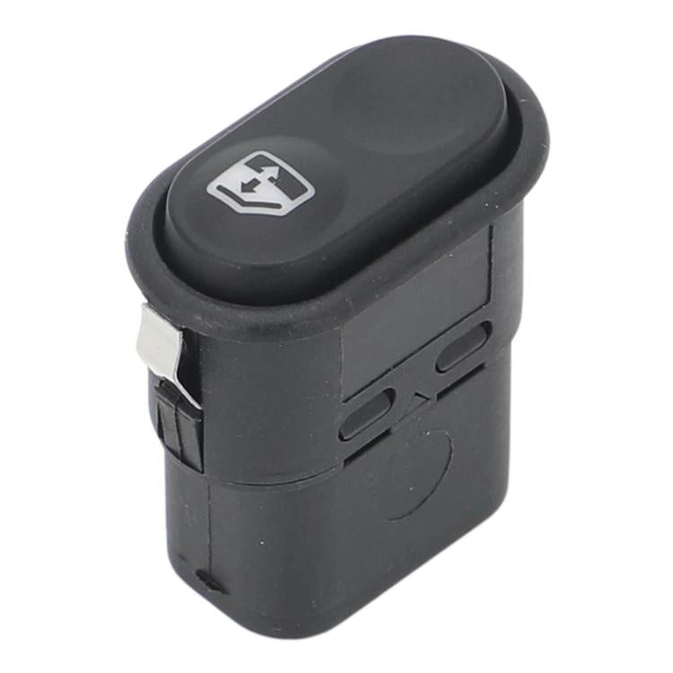 Black power window lift switch with left/right arrow icon