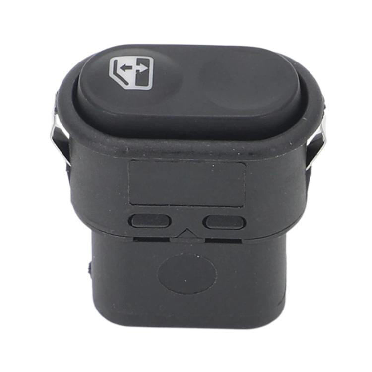 Black window lift switch button with reversible arrow symbol