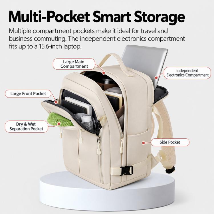 REMOID 723 Carry Travel Backpack Water Resistant Flight Approved Weekender Bag