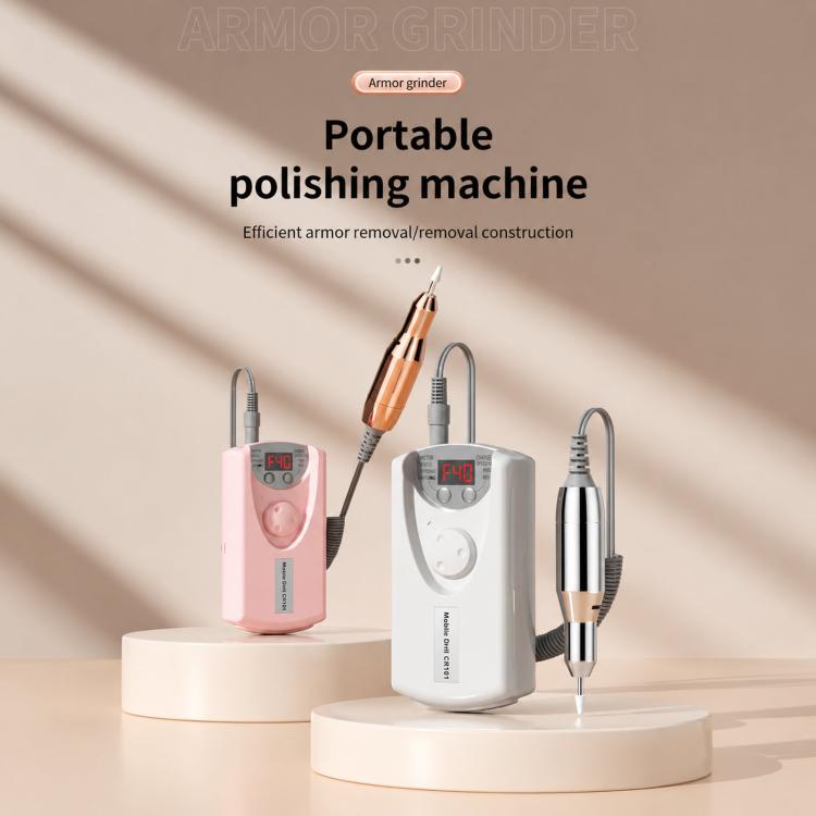 Electric Nail Drill 40000RPM Rechargeable Efile Machine for Gel Acrylic Nails Kit with 12 Bits