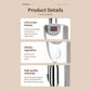 Electric Nail Drill 40000RPM Rechargeable Efile Machine for Gel Acrylic Nails Kit with 12 Bits