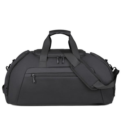 REMOID T18 large gym duffle bag in dark fabric with top handle and shoulder strap.