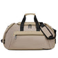 REMOID T18 large gym duffle bag in khaki/beige with top handle and crossbody strap.