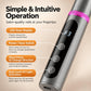 Cordless nail drill pen control panel with speed level display and directional switches