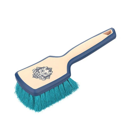 qili Car Detailing Tire Brush With Rubber-Coated Handle Carpet Cleaning Brush, Soft Fuzz Large, Strong Fuzz Large, Open Pile Large, Soft Fuzz Small, Strong Fuzz Small