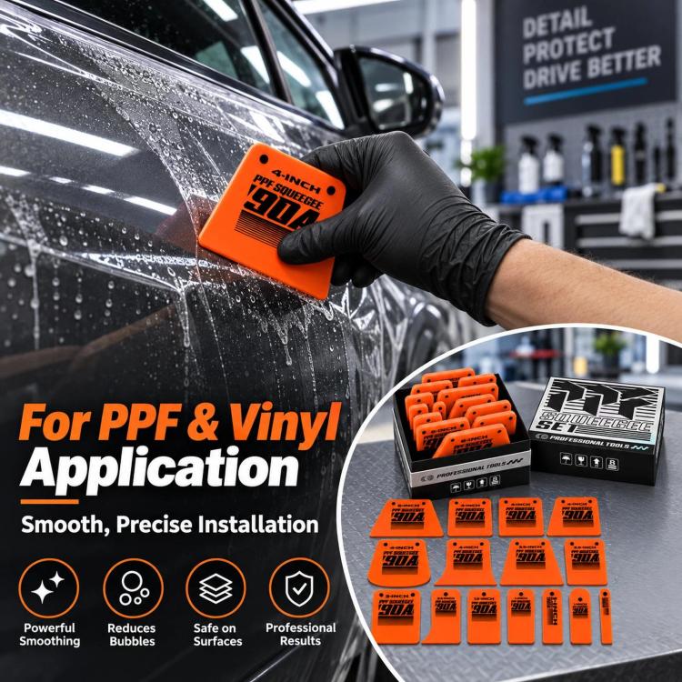 qili 14pcs /Set Car Film Invisible Car Wrap Scraper