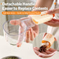 Thickened Visible Rice Scoop With Sealing Clip Large Capacity Kitchen Measuring Spoon For Grains
