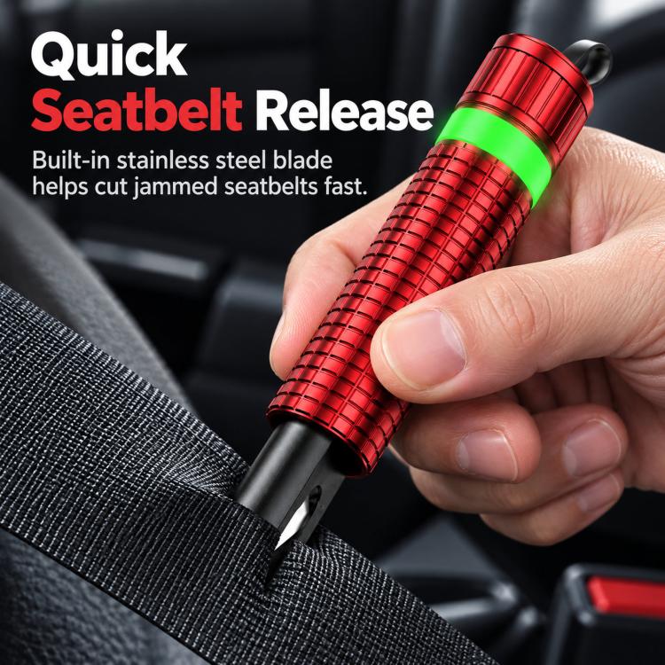 Multifunctional Car Emergency Escape Tool With Window Breaker And Seatbelt Cutter
