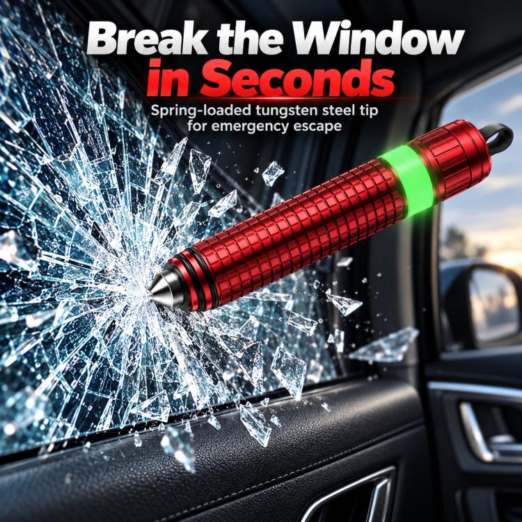 Multifunctional Car Emergency Escape Tool With Window Breaker And Seatbelt Cutter