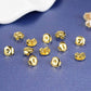 400 PCS/Box Earring Posts and Backs Kit 200 Pcs 4-Size Flat Pad Earring Studs 4-8mm & 200 Pcs Butterfly Backs