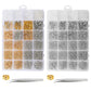 2680 PCS/Box Earring Making Kit Ear Hooks / Jump Rings / Eye Pins / Flat Pad Stud Posts & Backs with Tweezers