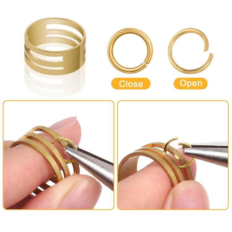 2680 PCS/Box Earring Making Kit Ear Hooks / Jump Rings / Eye Pins / Flat Pad Stud Posts & Backs with Tweezers