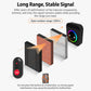 Wireless doorbell smart call buttons with long-range signal indicators and SOS