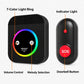 Wireless doorbell receiver and call button with 7-color light ring and SOS