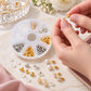 620 PCS/Box Earring Backs Replacement Kit 5 Styles Bullet / Butterfly / Disc Pad & Silicone Earnuts